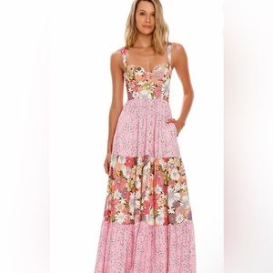 Agua Bendita Alani Maxi Dress Size Large